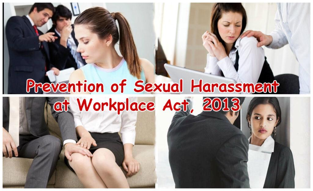 prevention of sexual harassment act 2013