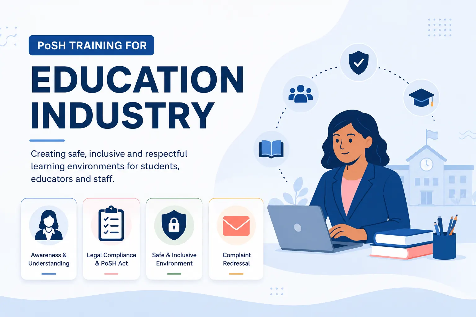 "PoSH training for schools, universities and coaching centres in India"