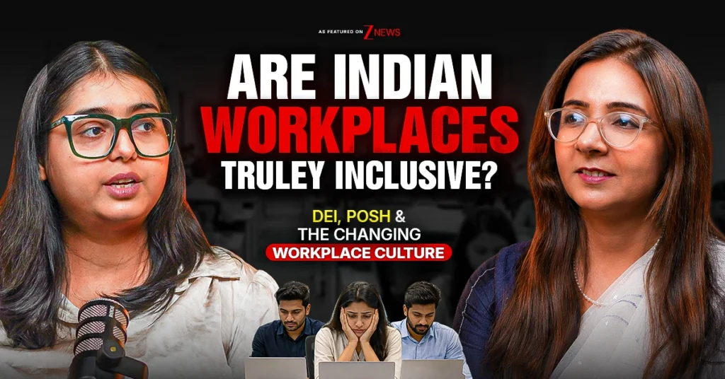Shivani Madan Bose discussing PoSH compliance and workplace culture on Zee News Podcast